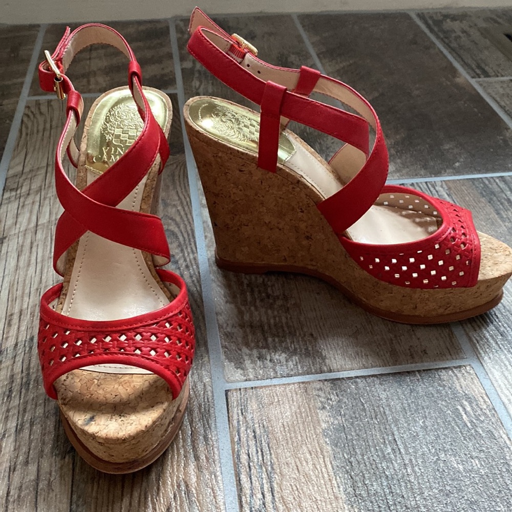 Vince camuto cork heels